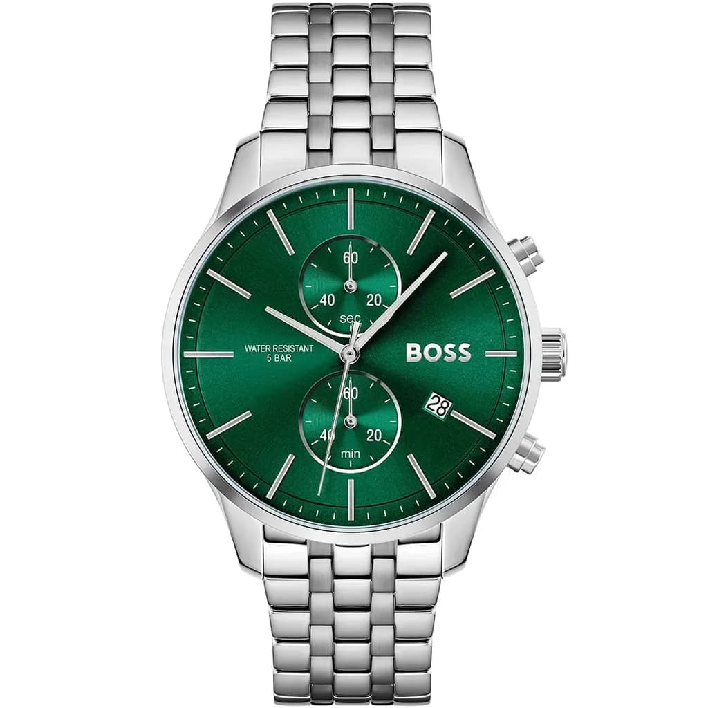 HUGO BOSS Men's Watch 42mm - 1513975 (Silver)