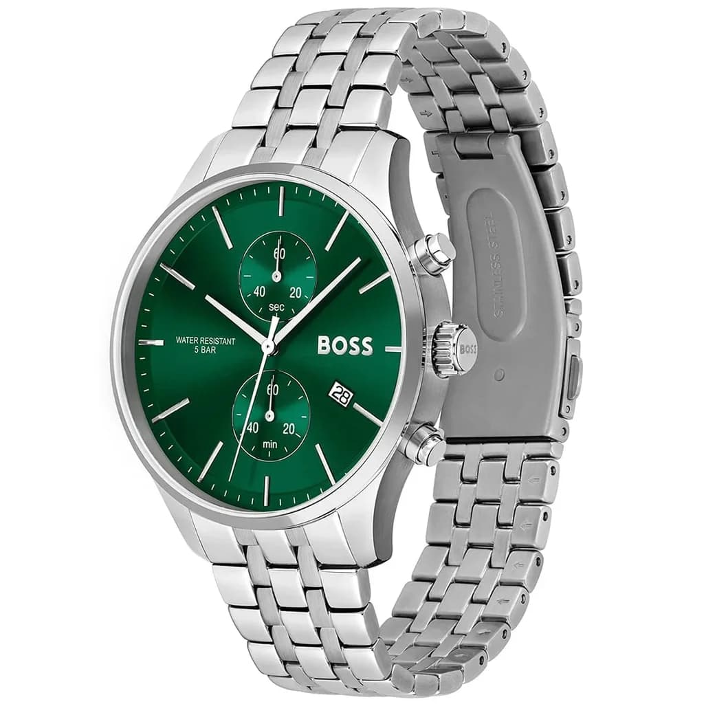 HUGO BOSS Men's Watch 42mm - 1513975 (Silver) 2