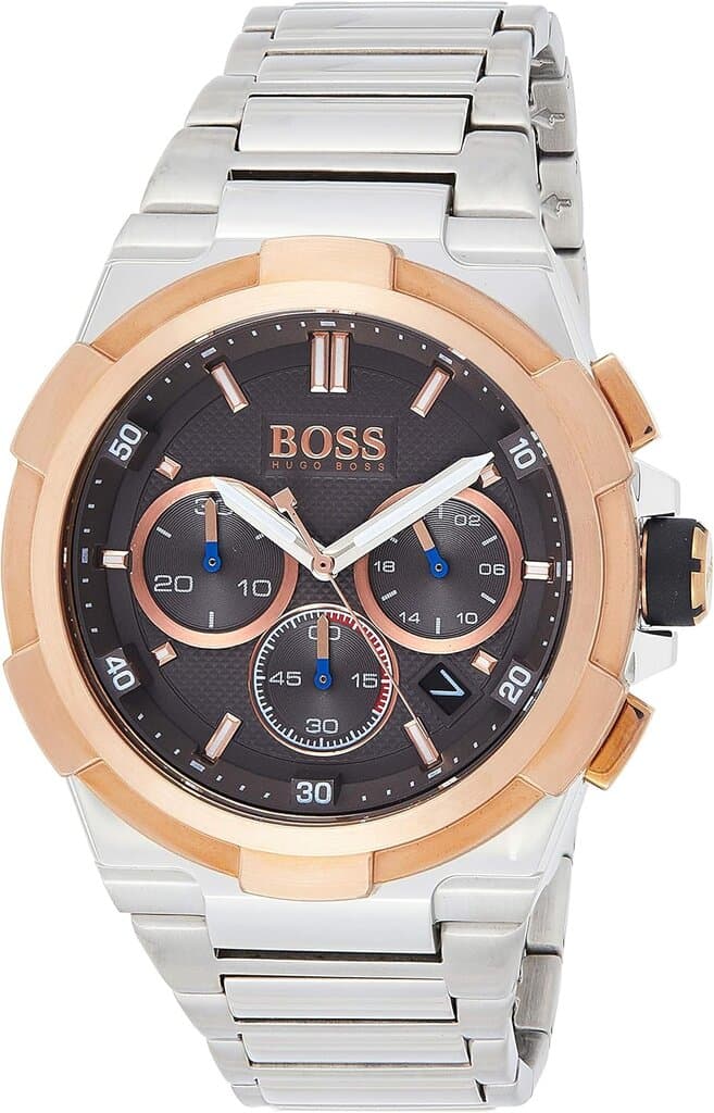 HUGO BOSS Chronograph Men's Watch 46mm - 1513362 (Silver)