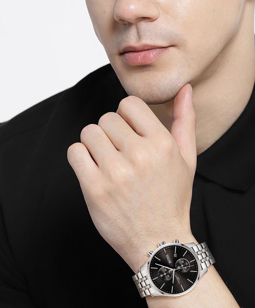 HUGO BOSS Analog Men's Watch 42mm - 1513869 (Silver) 4