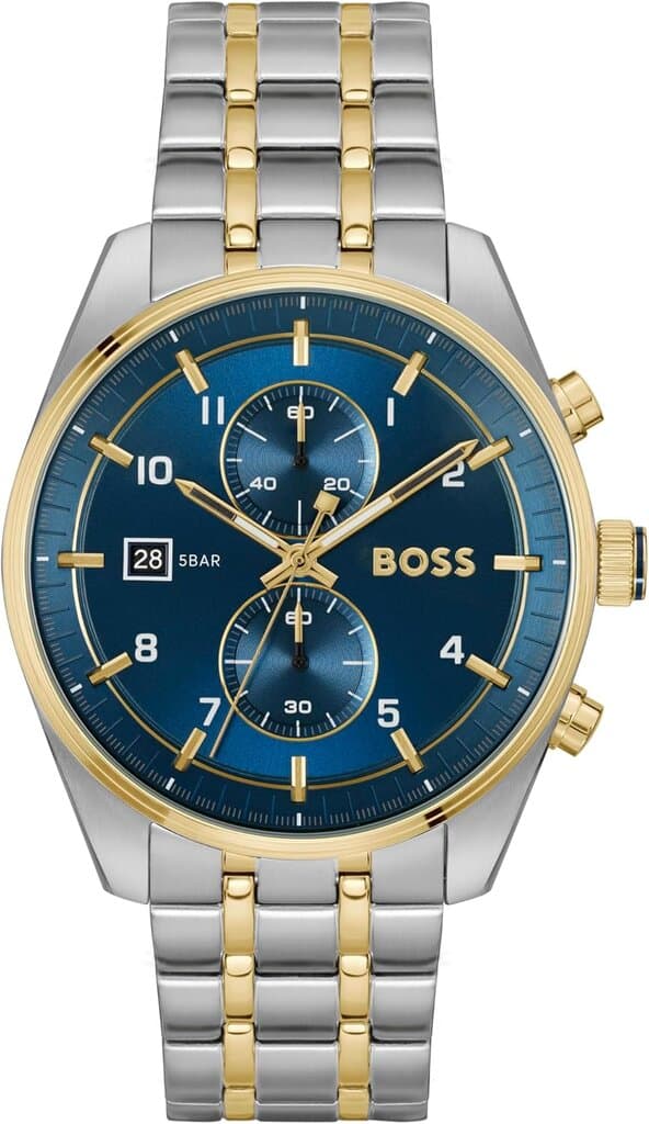 HUGO BOSS Chronograph Men's Watch 44mm - 1514247 (Two Tone)