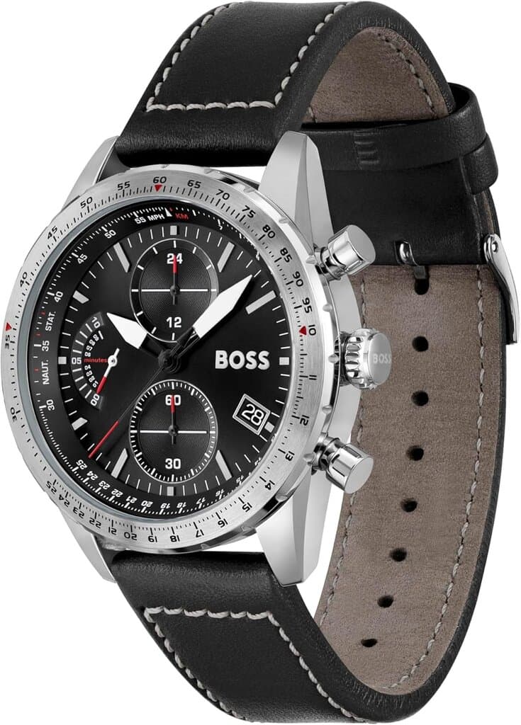 HUGO BOSS Chronograph Men's Watch 44mm - 1513853 (Black) 2