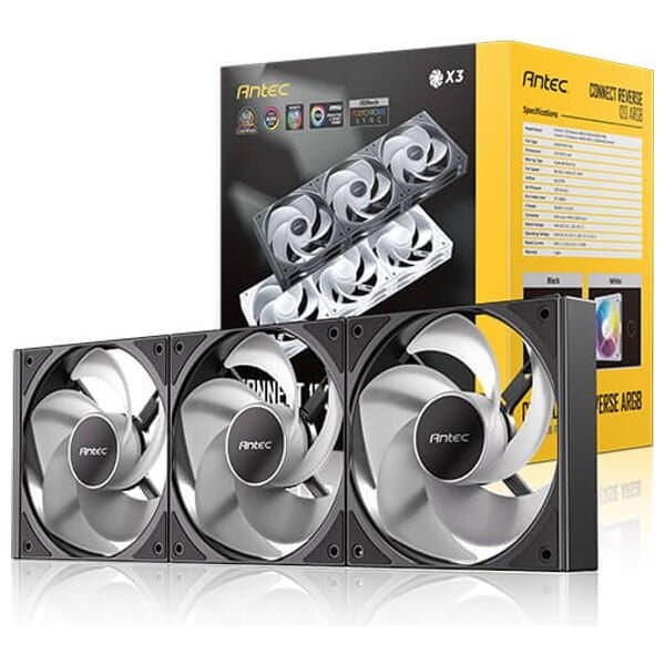 Antec Connect 120 Reverse ARGB Case Fan 2