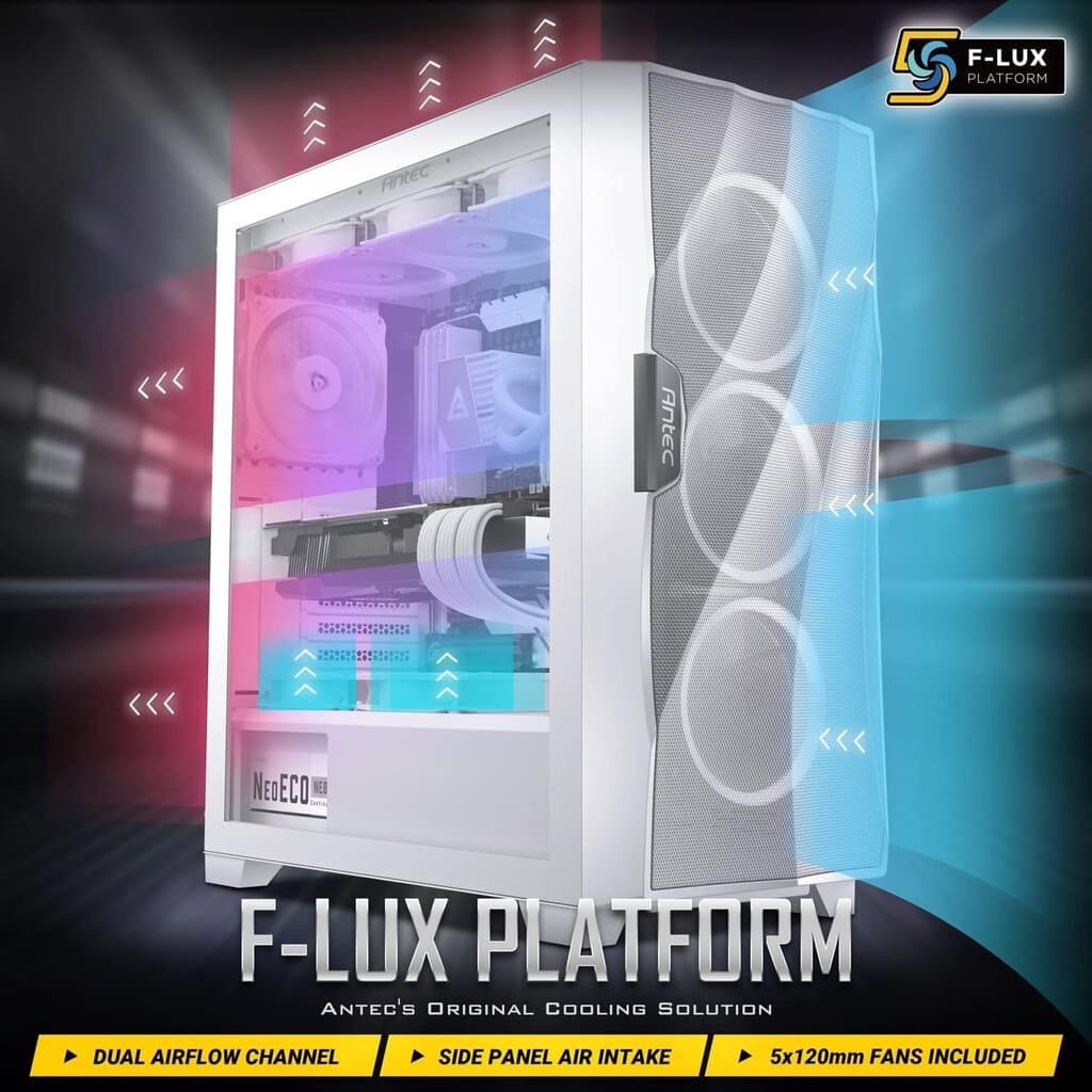 Antec DF700 FLUX Case - White 6