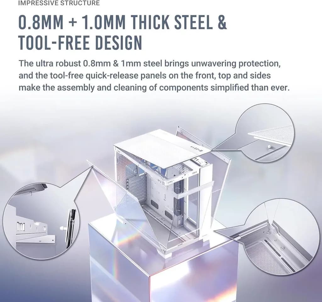 Antec C8 Case - White 2