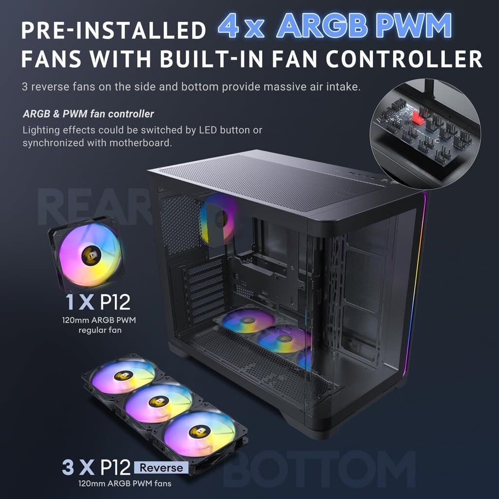 Antec C5 Curve ARGB Case 4