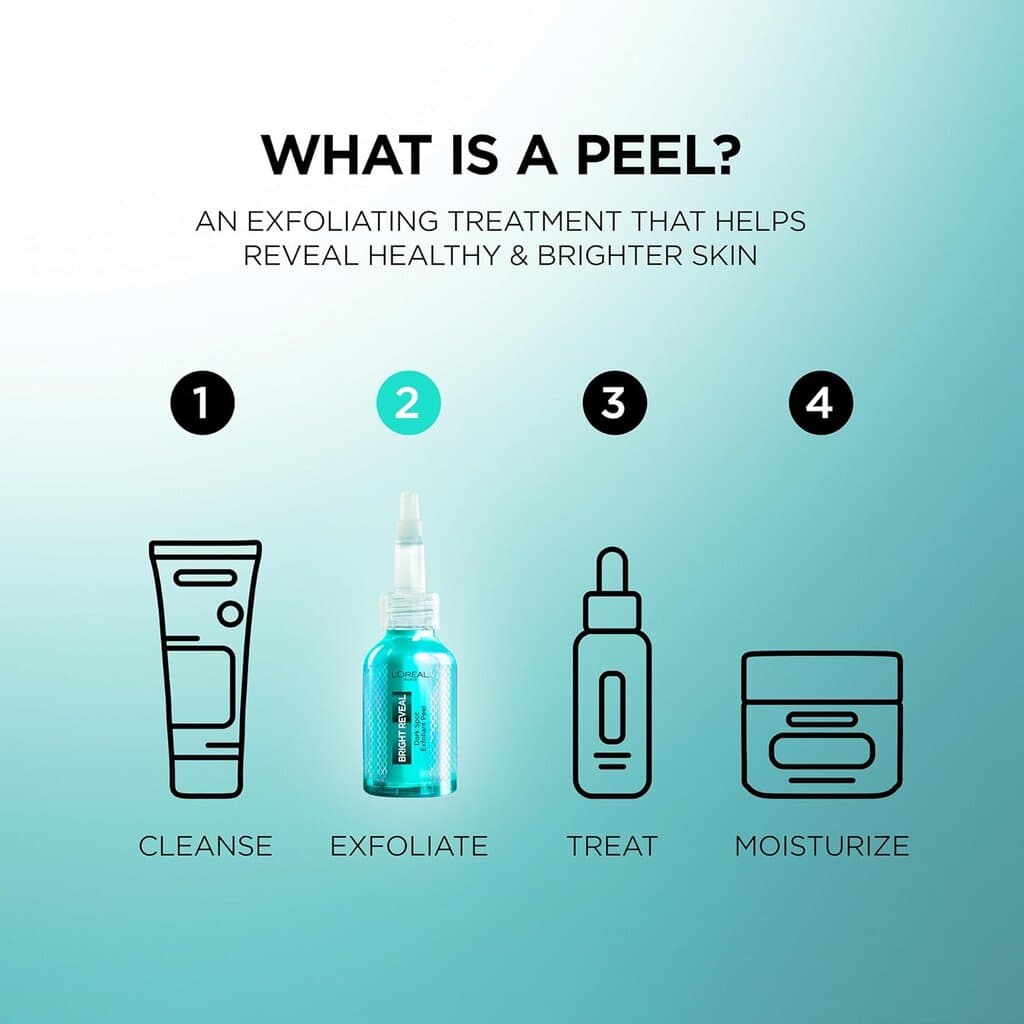 L'Oreal Paris Bright Reveal Dark Spot Exfoliant Peel 8