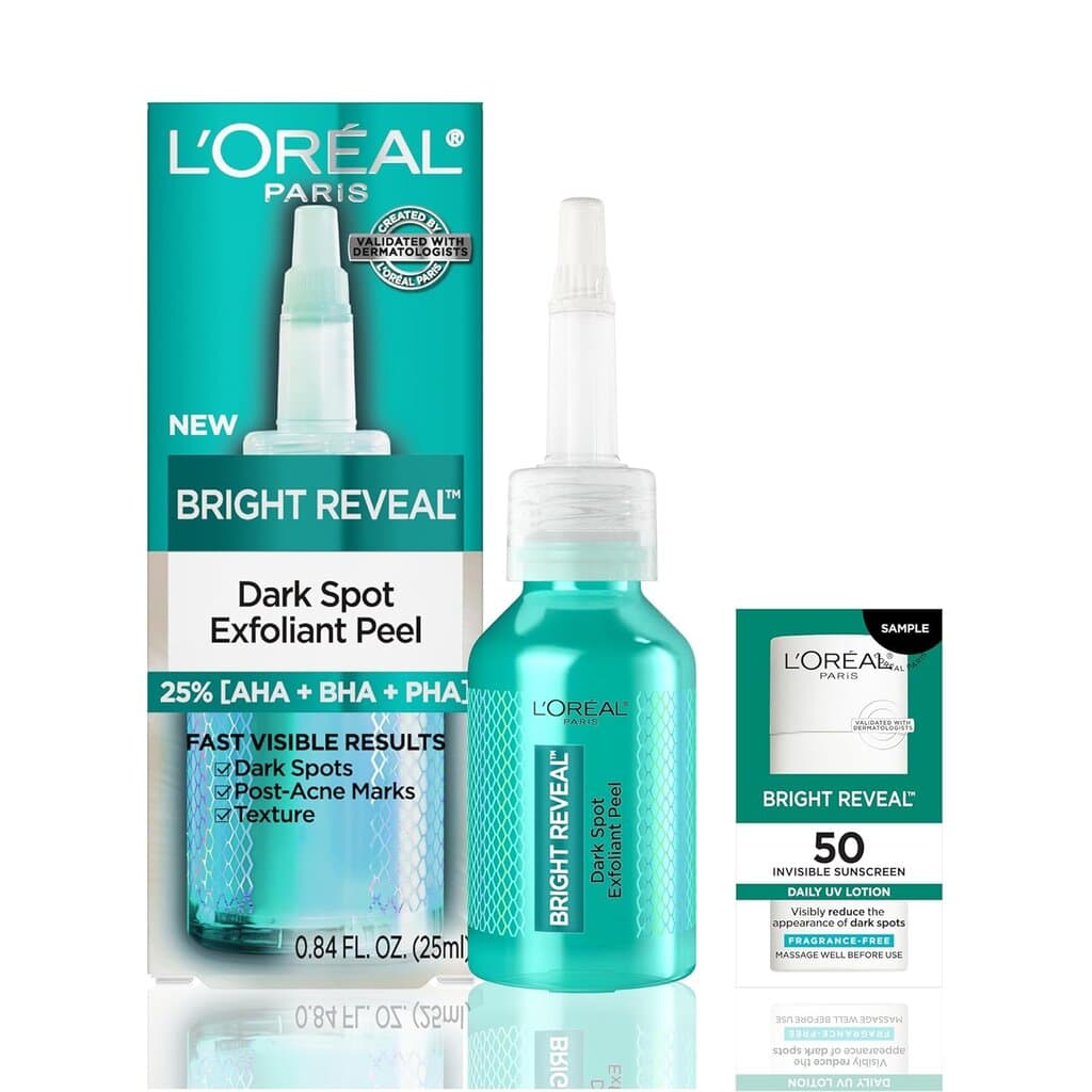 L'Oreal Paris Bright Reveal Dark Spot Exfoliant Peel 1