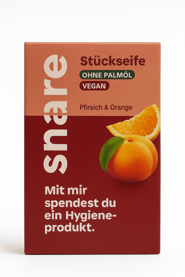 Share Peach & Orange Vegan Bar Soap 1