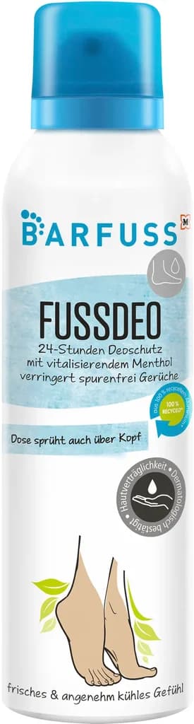 BARFUSS Foot Deodorant 24h - 200ml