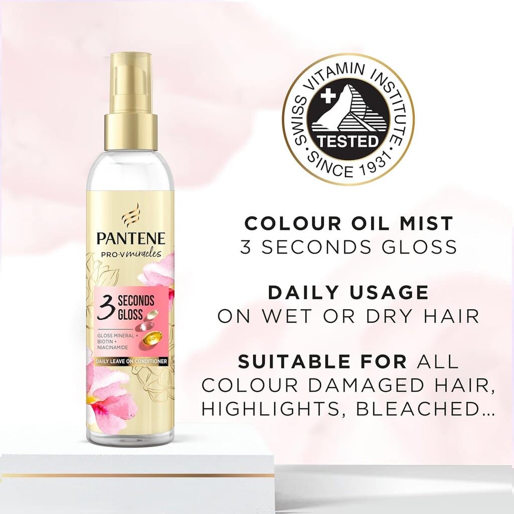 Pantene Biotin Leave In Conditioner for Coloured Hair - 145ml 4