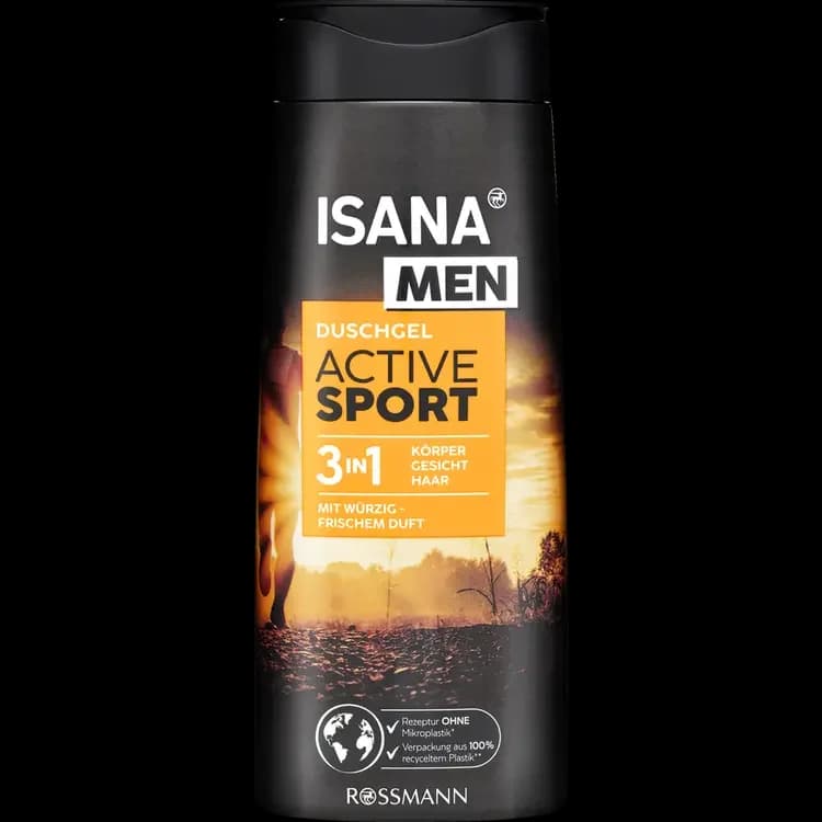 Isana Active Sport 3-in-1 Shower Gel - 300ml 1