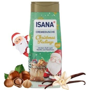 Isana Christmas Feeling Shower Gel Winter Hazelnuts and Vanilla - 300ml 1