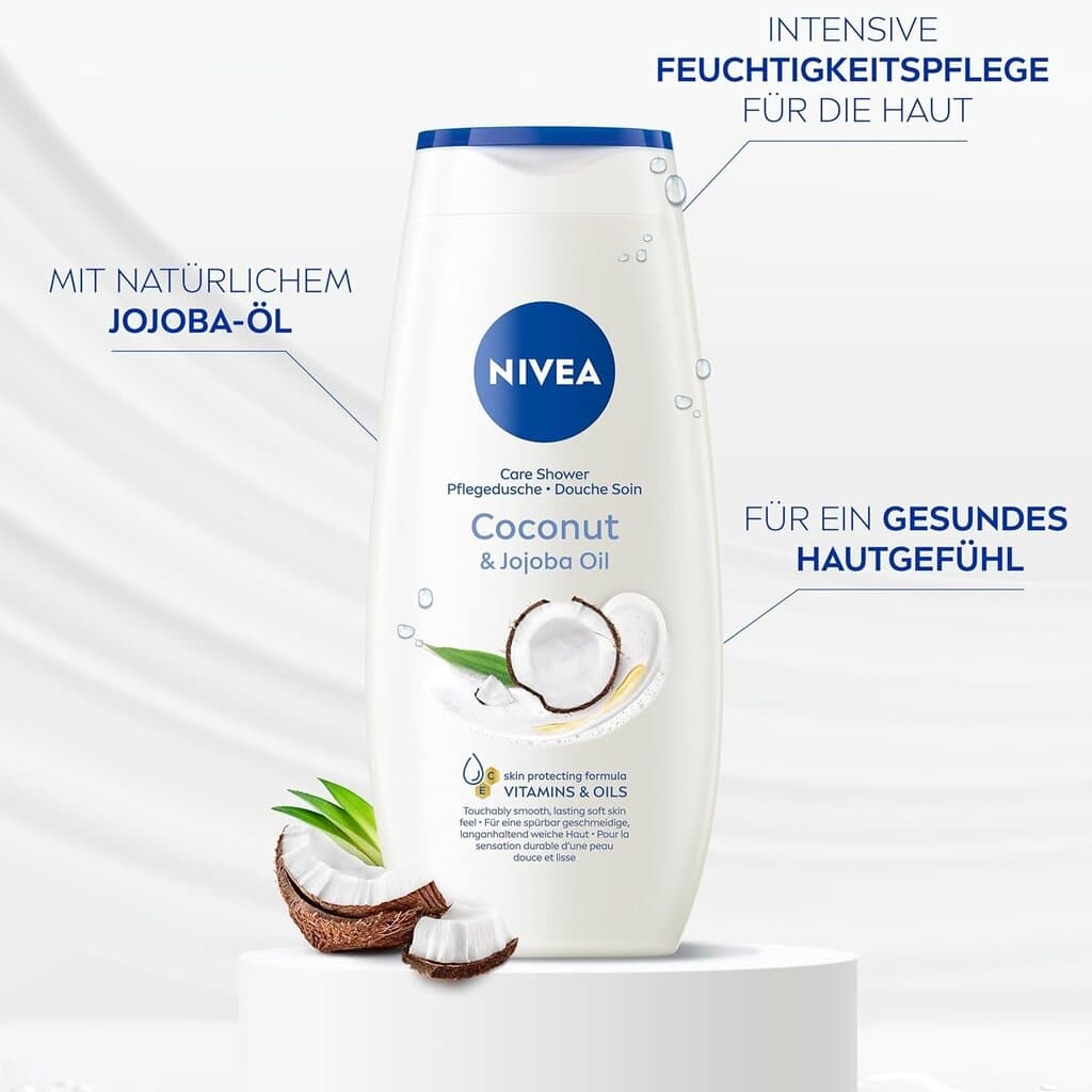 NIVEA Coconut and JojobaOil Shower Gel - 250 ml 1