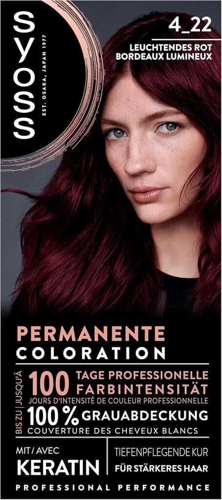 Syoss Color Coloration 4_22 - Bright Red 2
