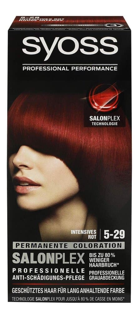 Syoss Hair Colour - 5-29 Intense Red (115ml) 1