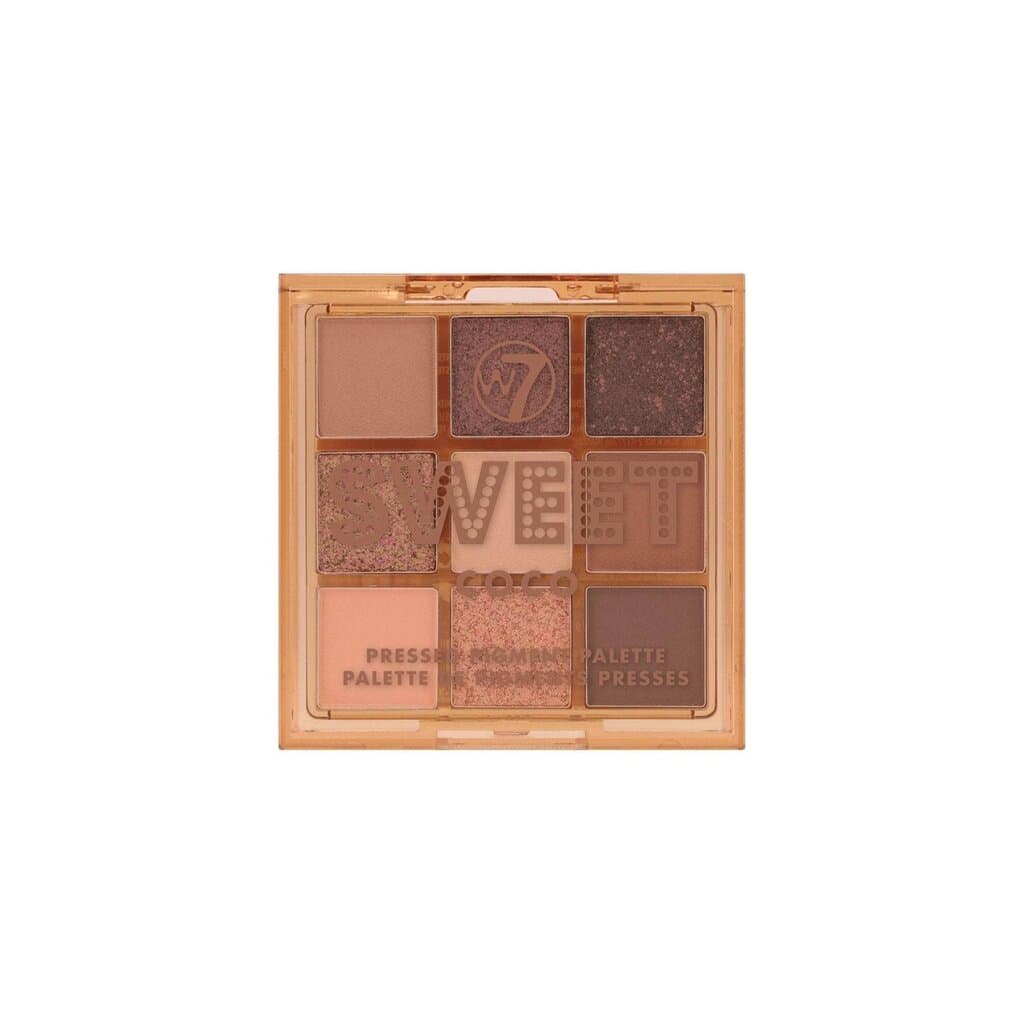 w7 sweet cocoa pressed pigment pallet 1