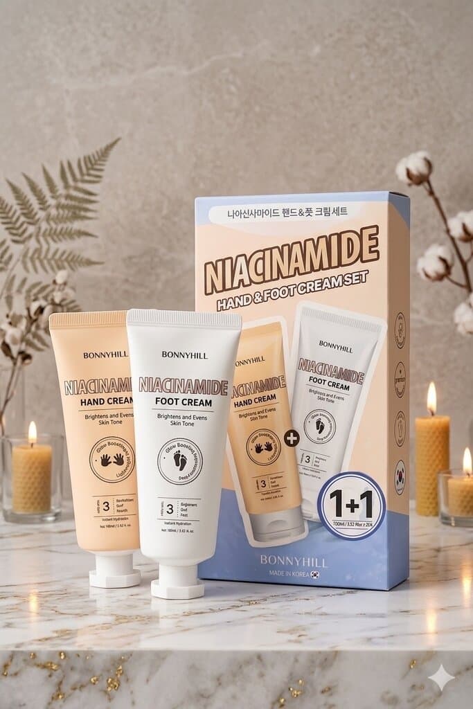 Bonnyhill Niacinamide Hand & Foot Cream Set - 100ml 1
