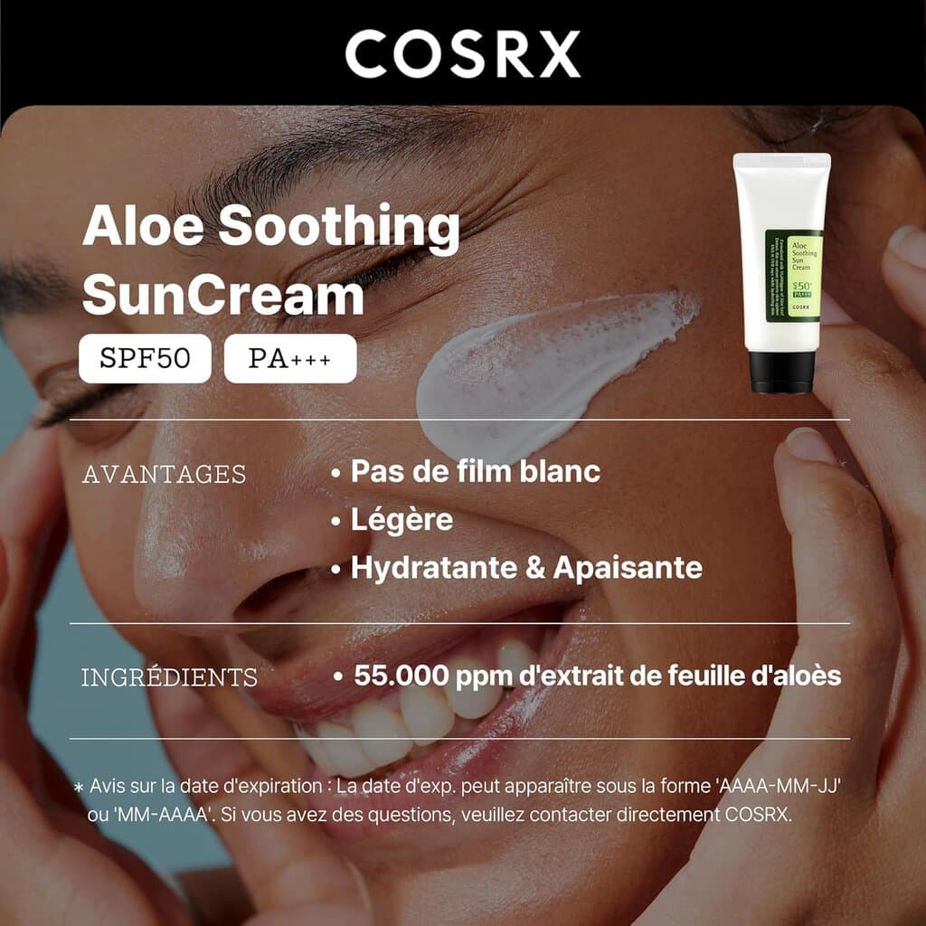 COSRX Aloe Soothing Sun Cream SPF 50+++ - 50g 2