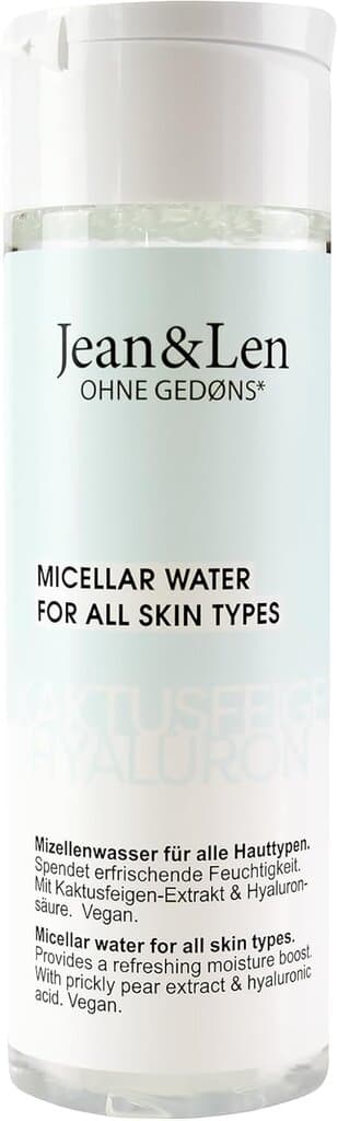 Jean & Len Moisturising Micellar Water Cactus Pear & Hyaluronic for All Skin Types - 200ml 1