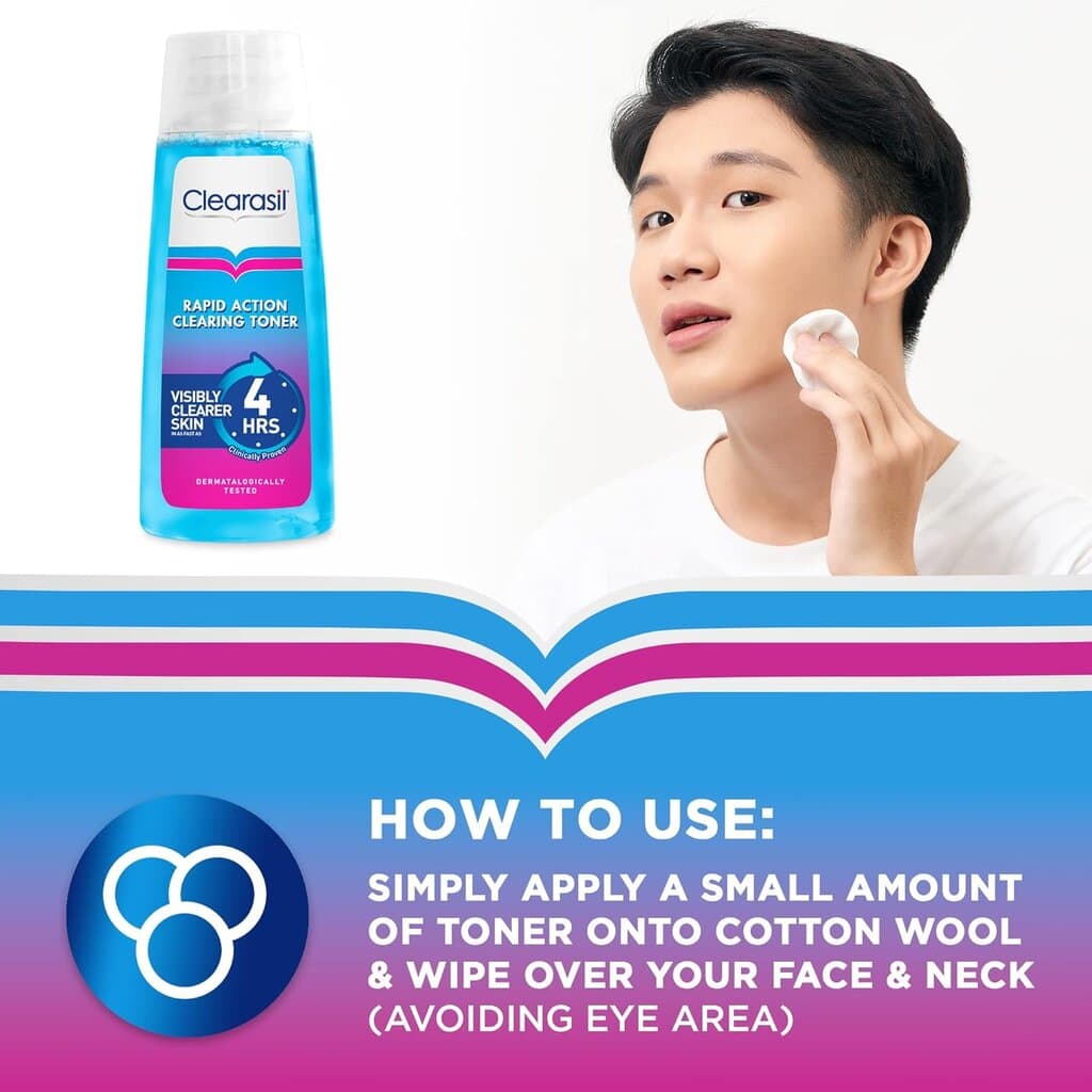 Clearasil Ultra Rapid Action Deep Pore Salicylic Acid Treatment Toner - 200ml 6