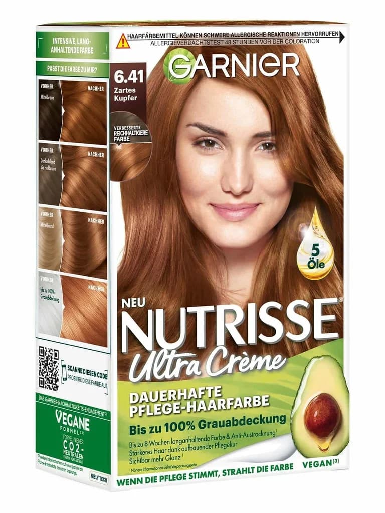 GARNIER Nutrisse Ultra Crème - 6.41 Delicate Copper 1