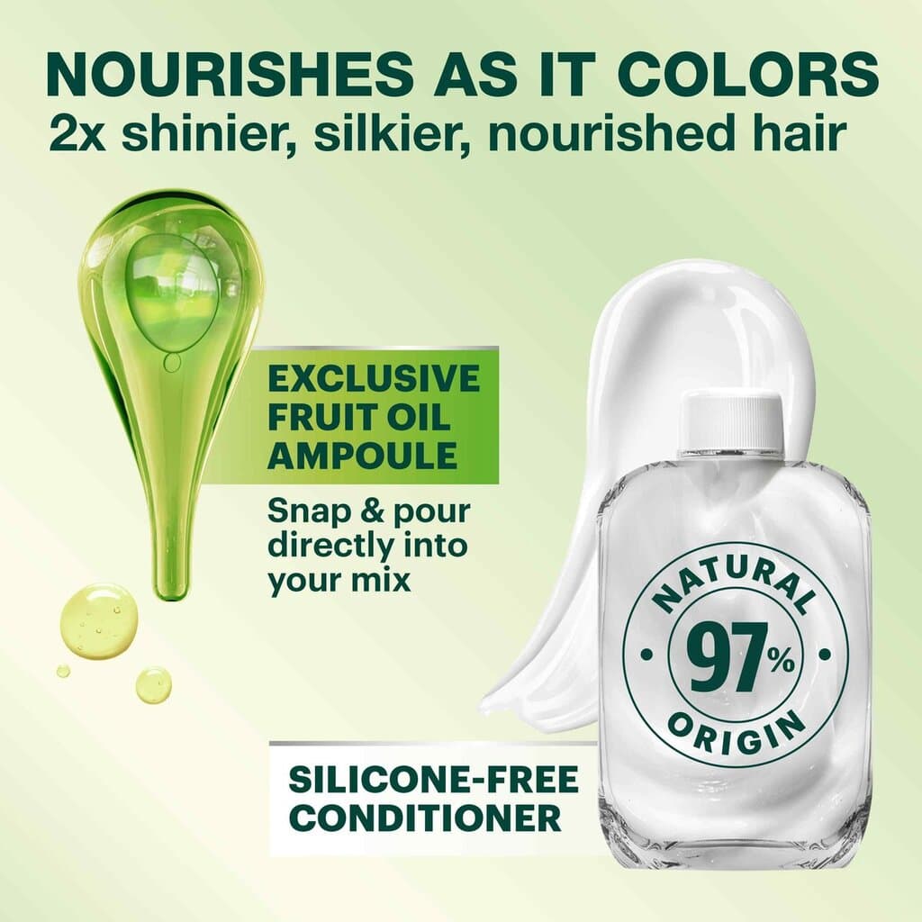 GARNIER NUTRISSE Permanent Hair Dye - Dark Blonde 7.0 3