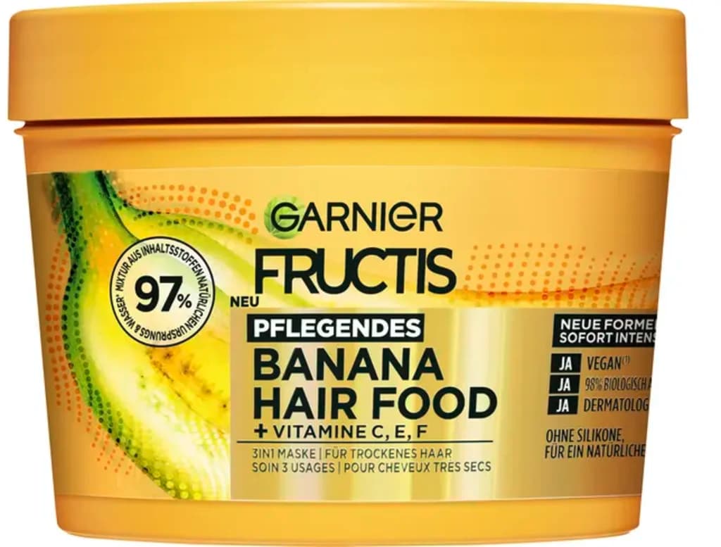 GARNIER FRUCTIS Banana Hair Food Hair Mask - 400 ml