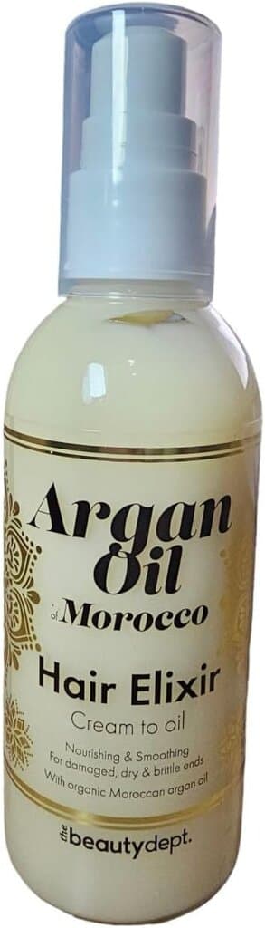 Argan Oil Moroccan Hair Elixir Nourishes and Repairs Damaged Hair - 100ml 1