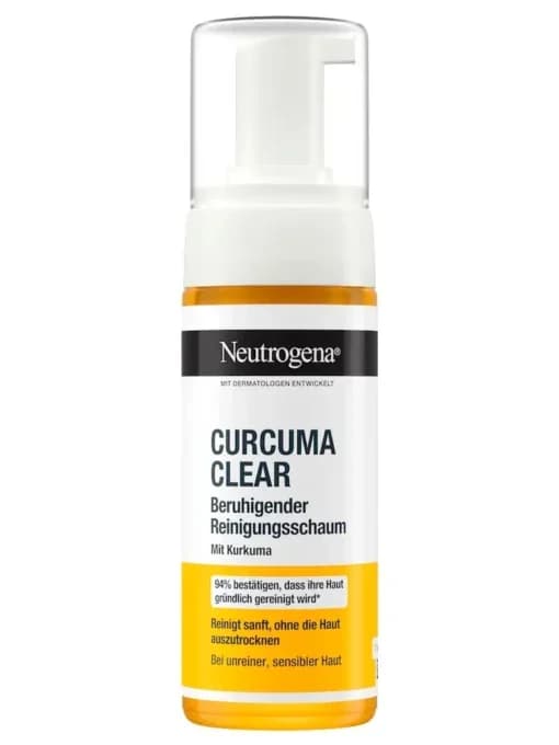 Neutrogena Curcuma Clear Foaming Facial Cleanser with Turmeric Extract - 150 ml