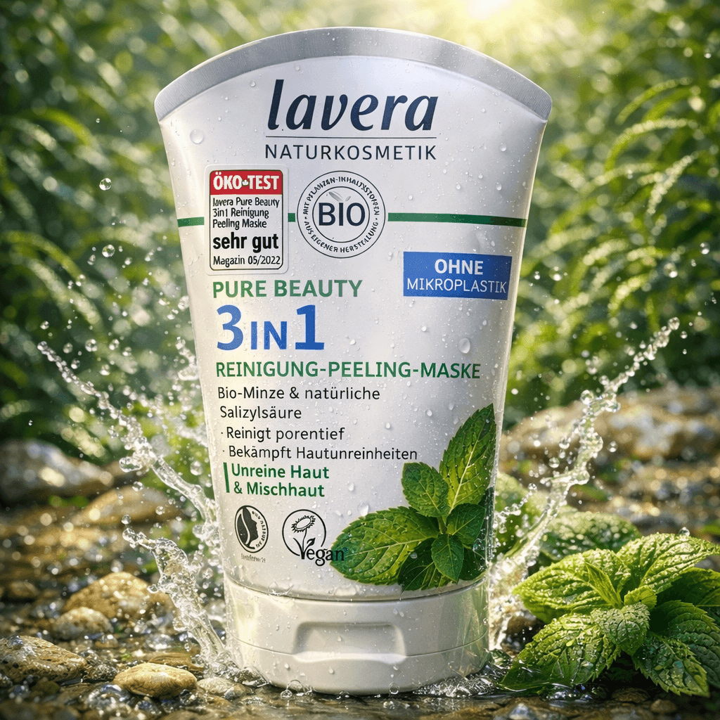 Lavera Pure Beauty 3-in-1 Cleanser, Scrub & Mask - 125ml