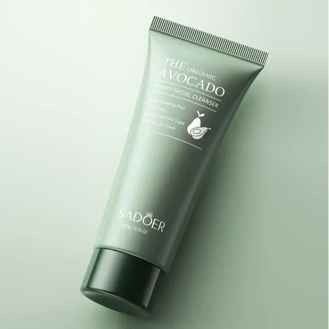 Natural avocado facial foam Sadoer The Organic Avocado Purify Facial Cleanser - 100g