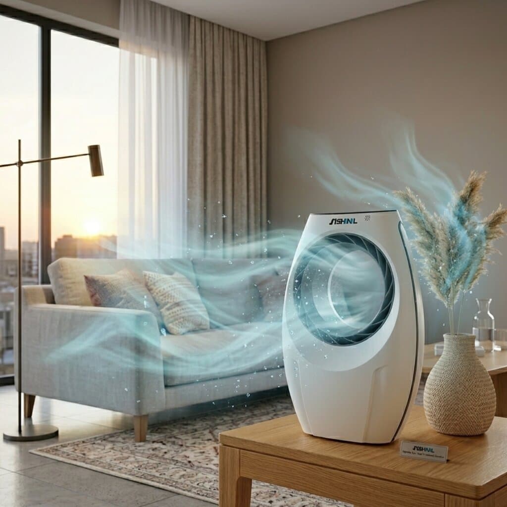 مروحة منضدية احترافية بحجم 60 سم تحكم ريمونت كونترول 5