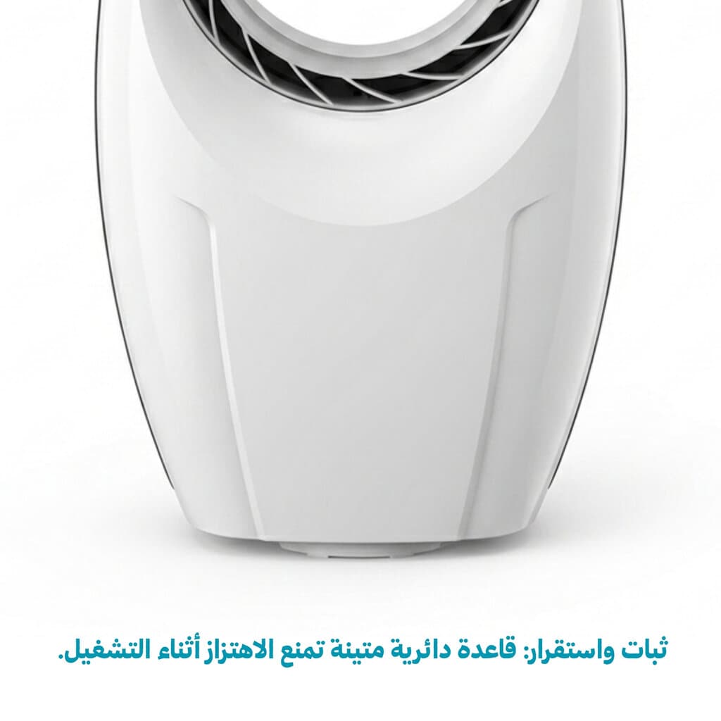 Advanced fan with manual control and fresh air, 80-watt capacity 9