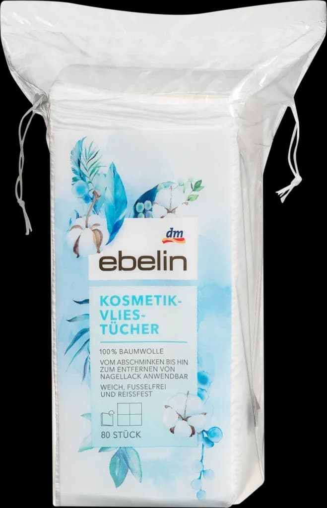 ebelin Cosmetic non-woven wipes, 80 pieces 1