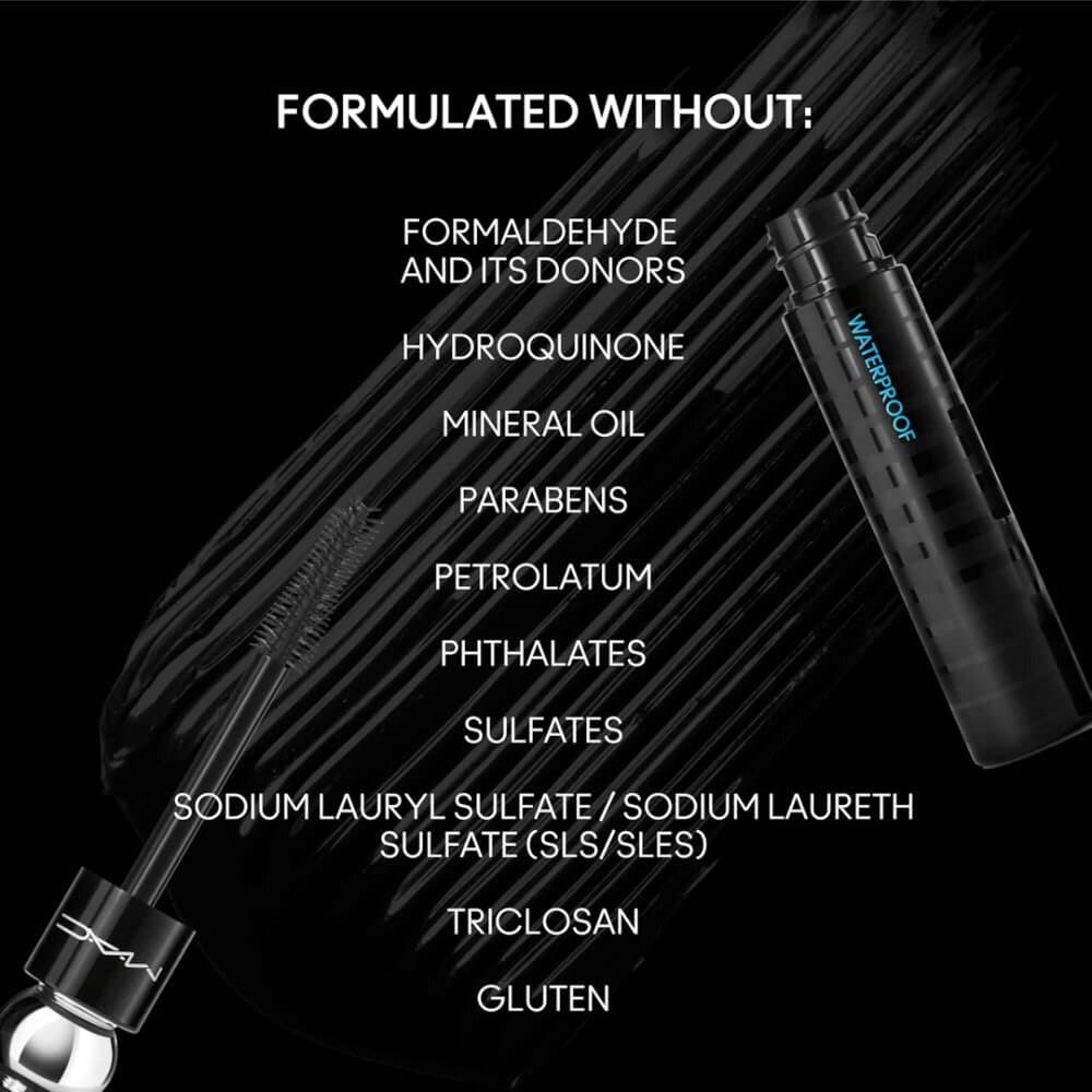 MAC Stack Superstack Mega Brush Waterproof Mascara - Black 4