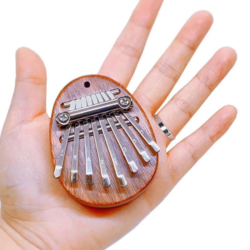 Calimba - Round Shape Small Size (Brown) 2