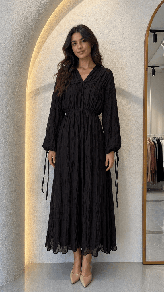 Henza Women's Dress - Dark Brown (Free Size) 1