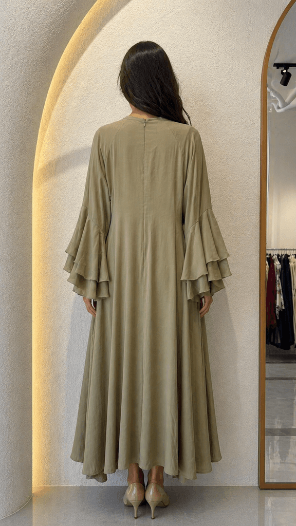 Poleen Women's Dress - Light Green (Free Size) 2