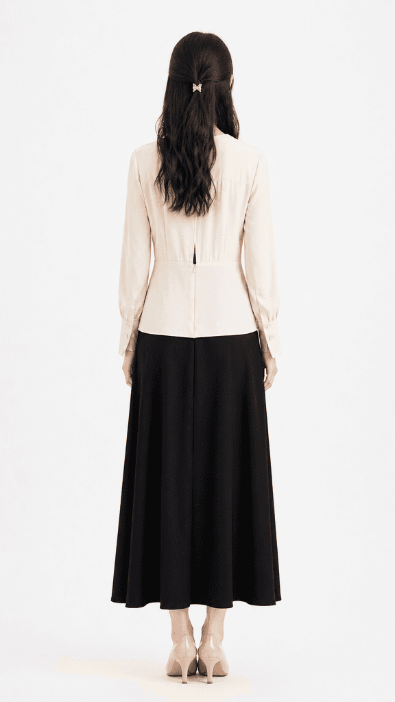 Zeylah Women's Cotton Dress - Black (S) 2