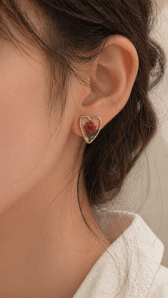 Symphony Women’s Metal Earrings - Gold 1