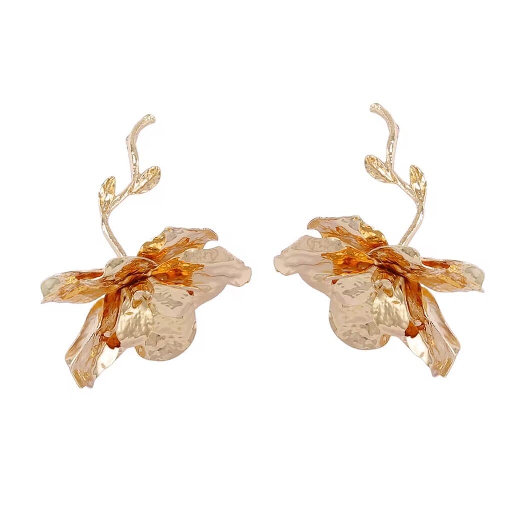 Women's Metal Earrings - Gold 3