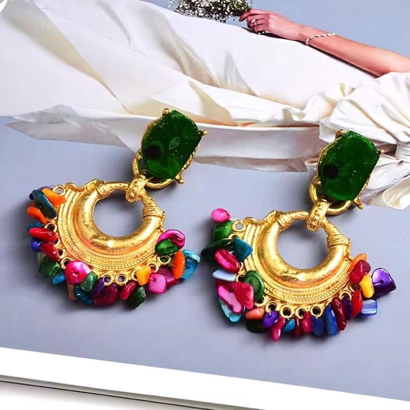 Women’s Metal Earrings - Gold 1