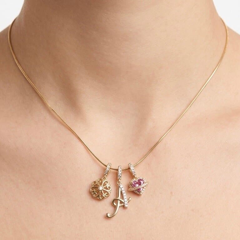 Women's Metal Necklace - Gold 1