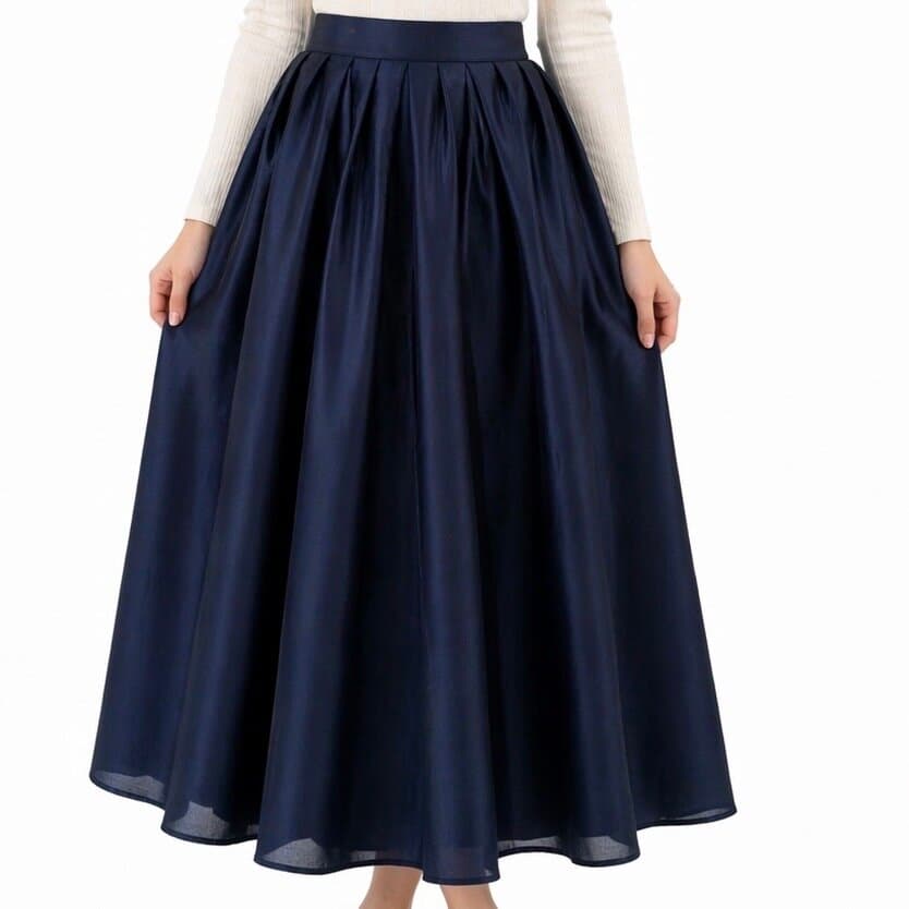 Anewsta Women's Skirt - Navy Blue (S) 2