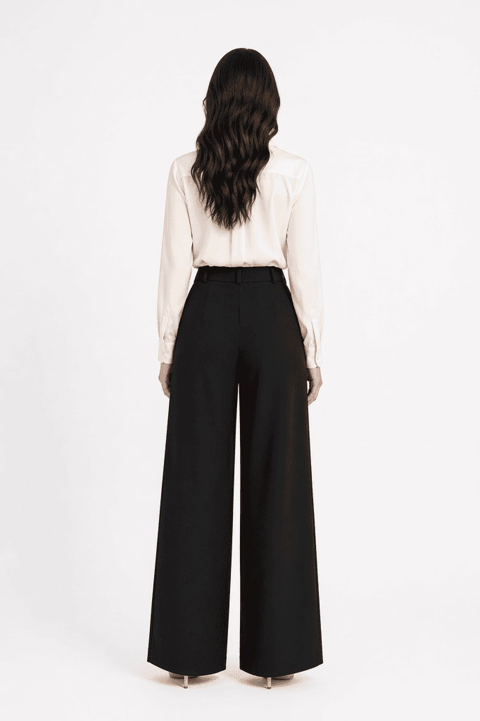 H&A Istanbul Women's Wide-Leg Pants - Black (36) 2