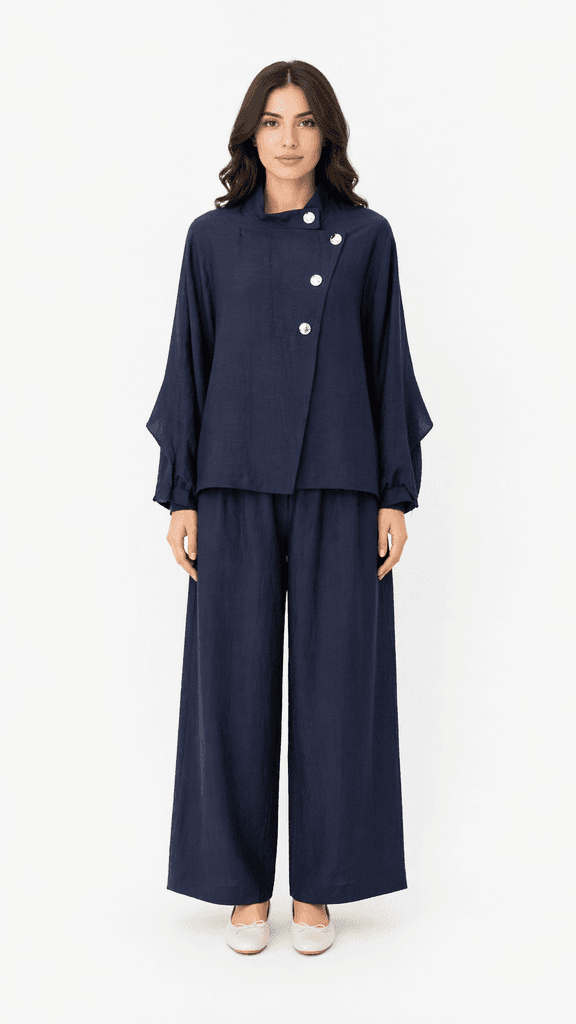 Taba Women’s Two-Piece Set - Navy Blue (36) 1