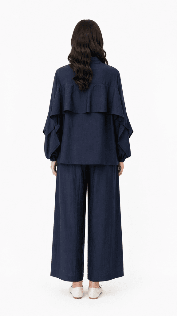 Taba Women’s Two-Piece Set - Navy Blue (36) 2