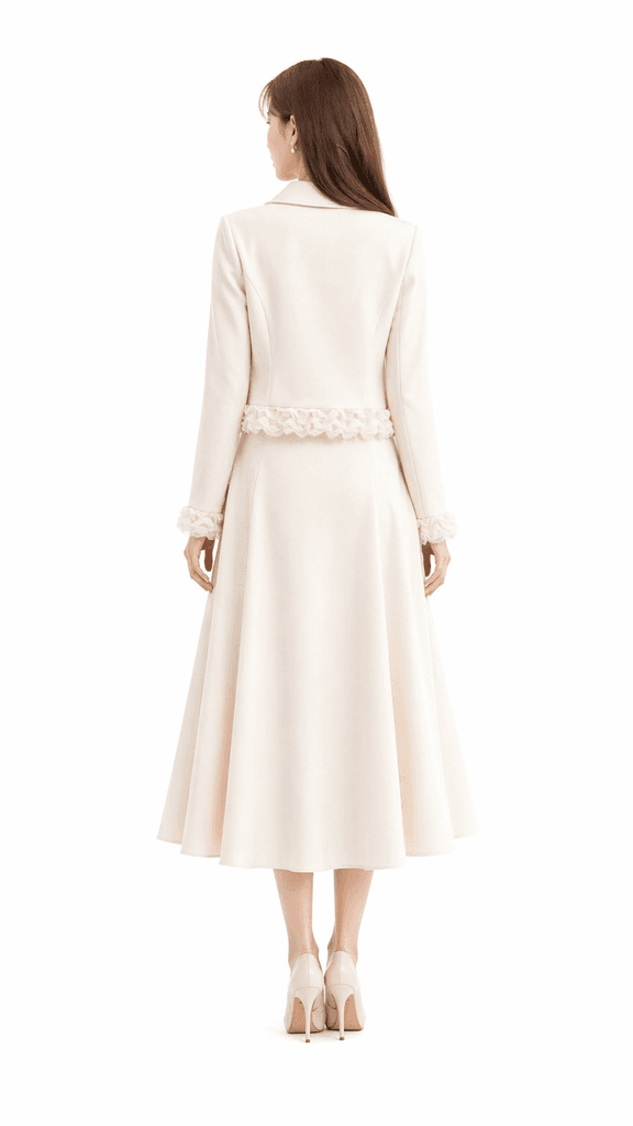 Line Women's Jacket & Skirt Set - White (S) 2
