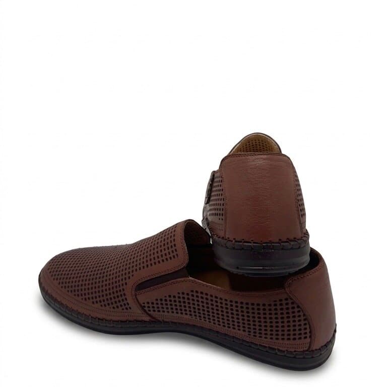 Grand Oxford Men's Leather Shoes - Dark Brown (44) 4